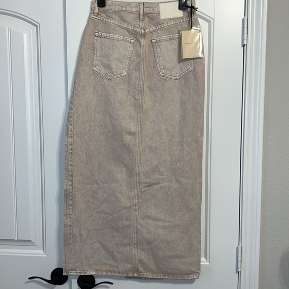 GRLFRND Blanca Maxi Skirt With High Slit in Montana - Picture 8 of 9